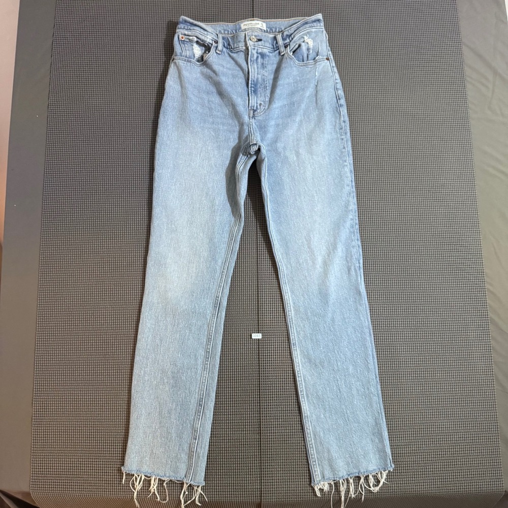 Abercrombie & Fitch 70s Vintage Flare Ultra High Rise Jeans Blue Size 29/8